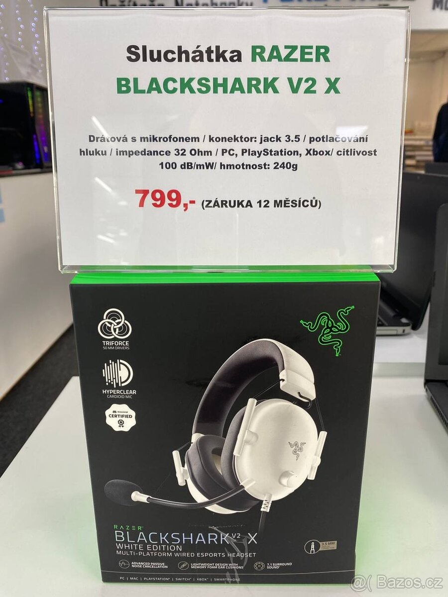 Sluchátka RAZER BLACKSHARK V2 X - 4