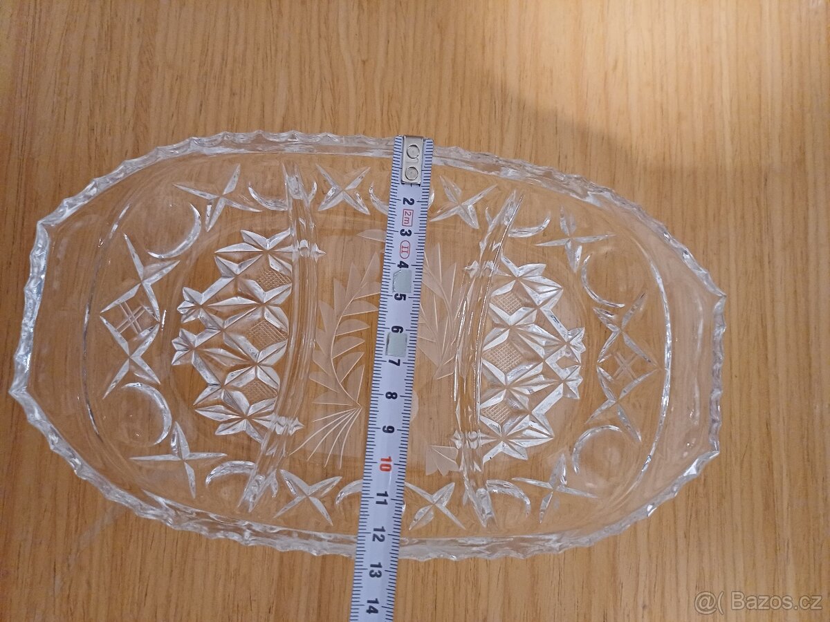 Křišťálový tácek dělený - 4