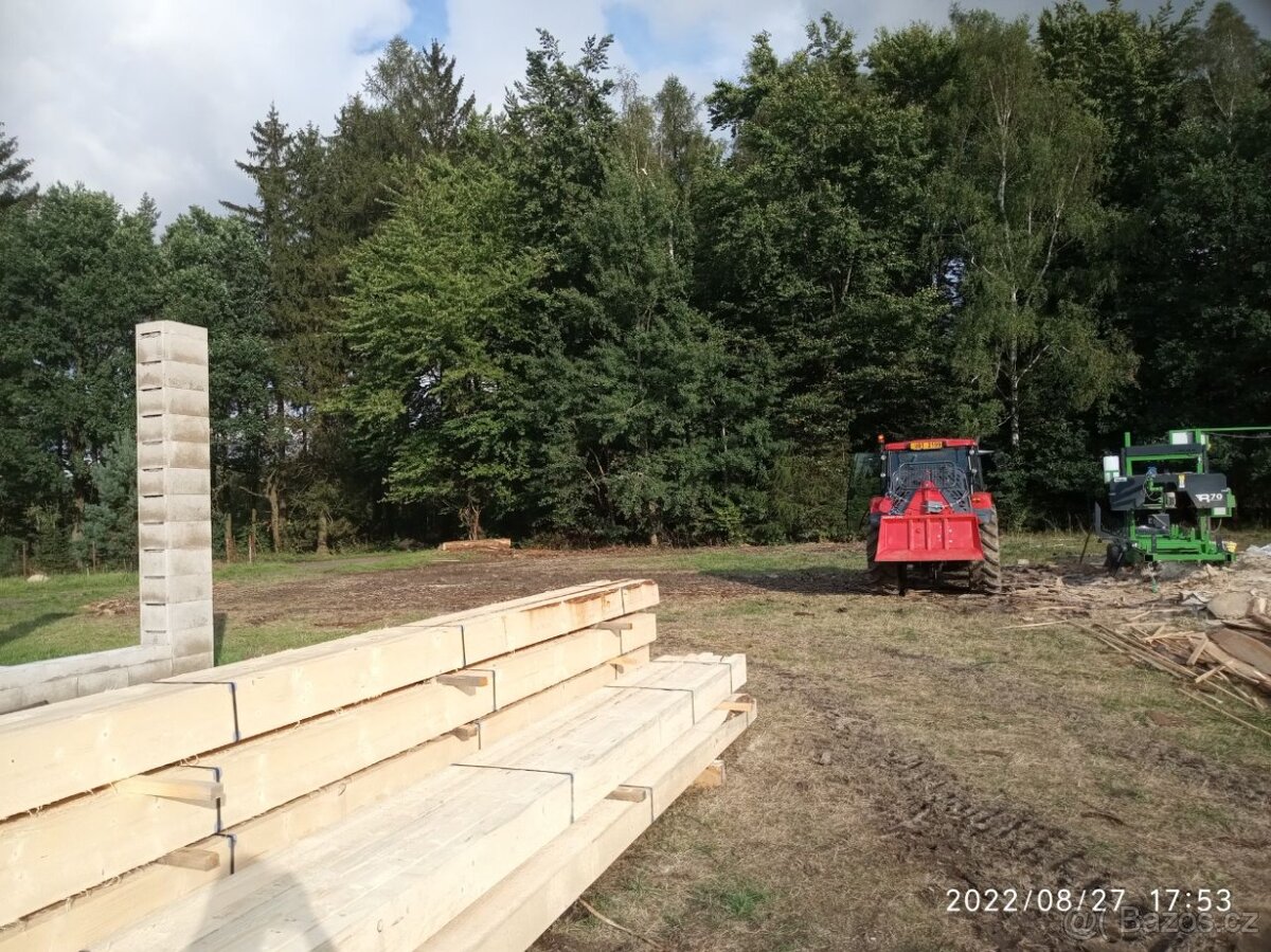 stavební řezivo, prkna, latě, fošny, trámy - smrk, modřín - 4