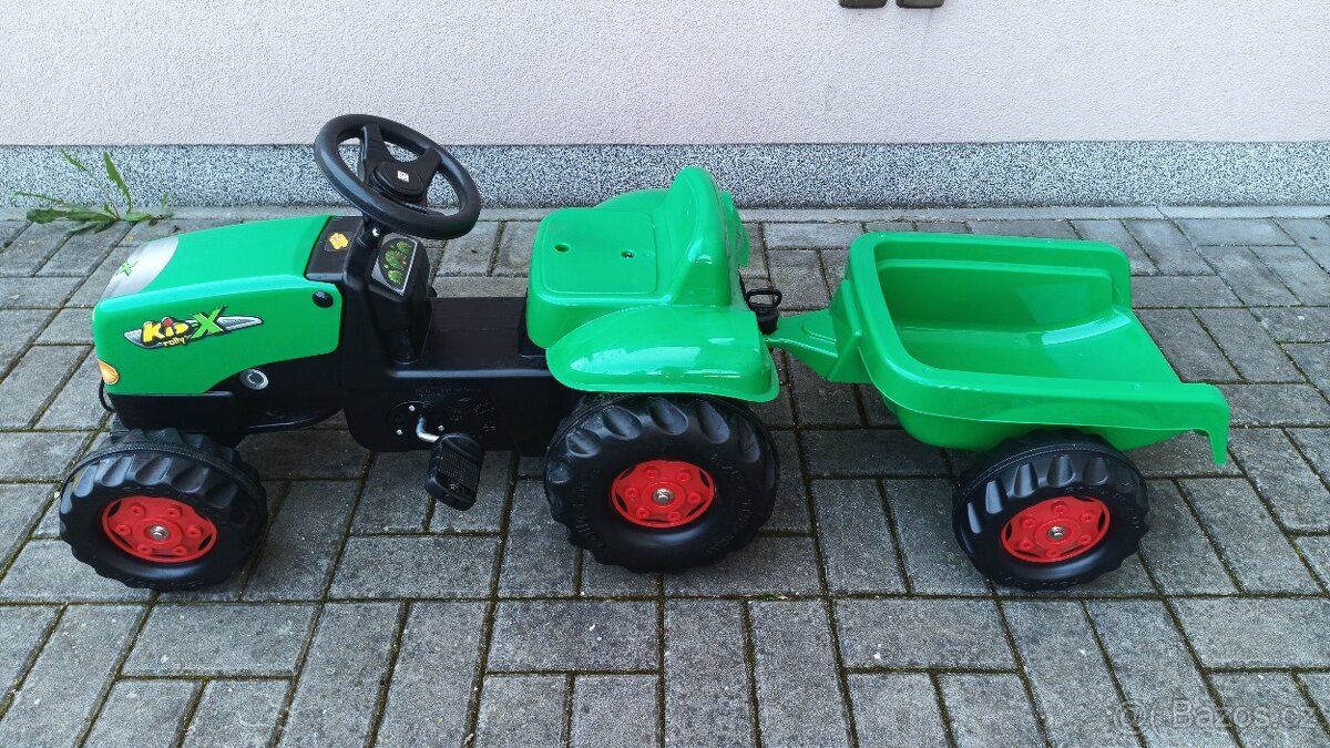 Traktůrek s přívěsem, šlapací - 4