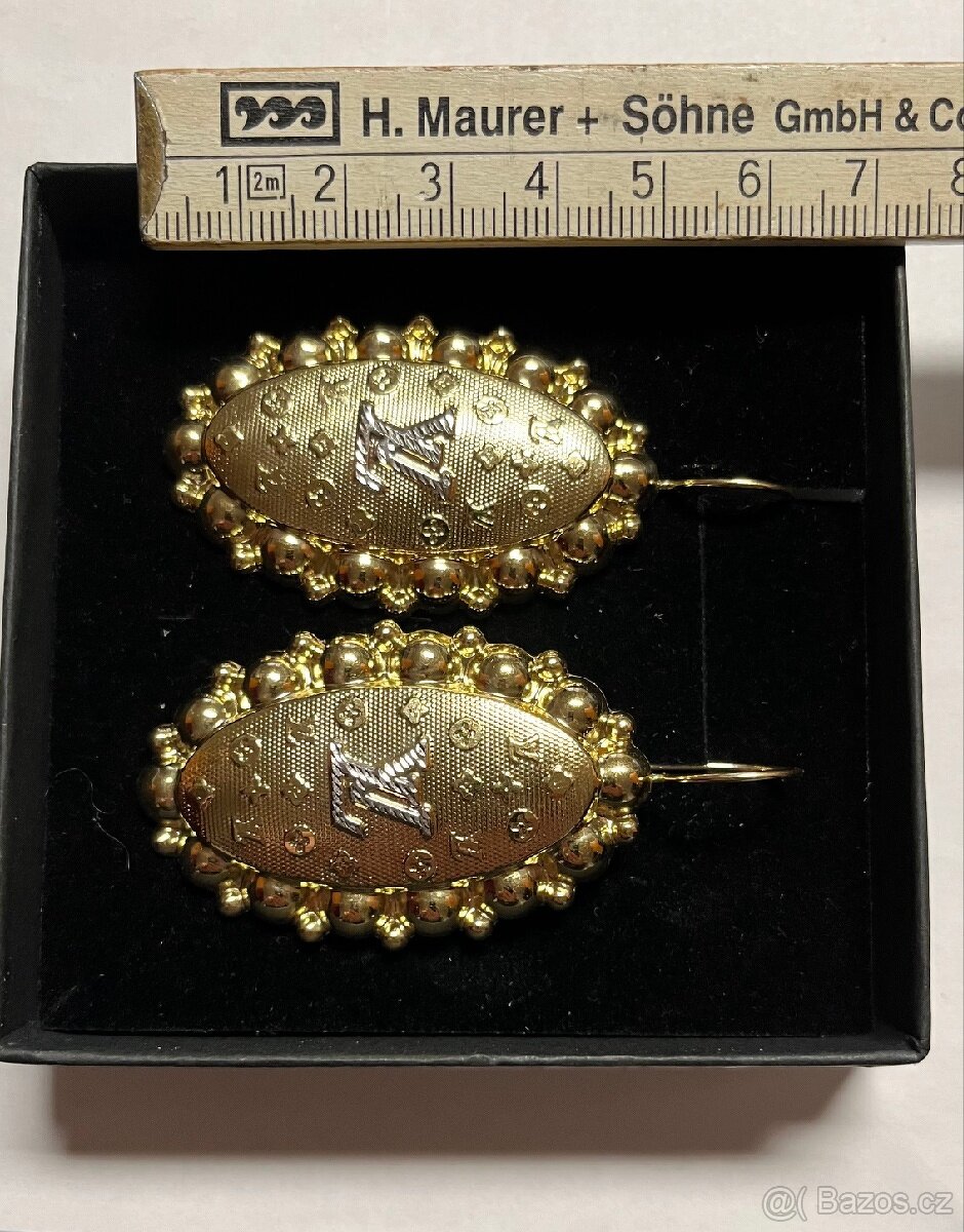 Zlaté náušnice LV - 4