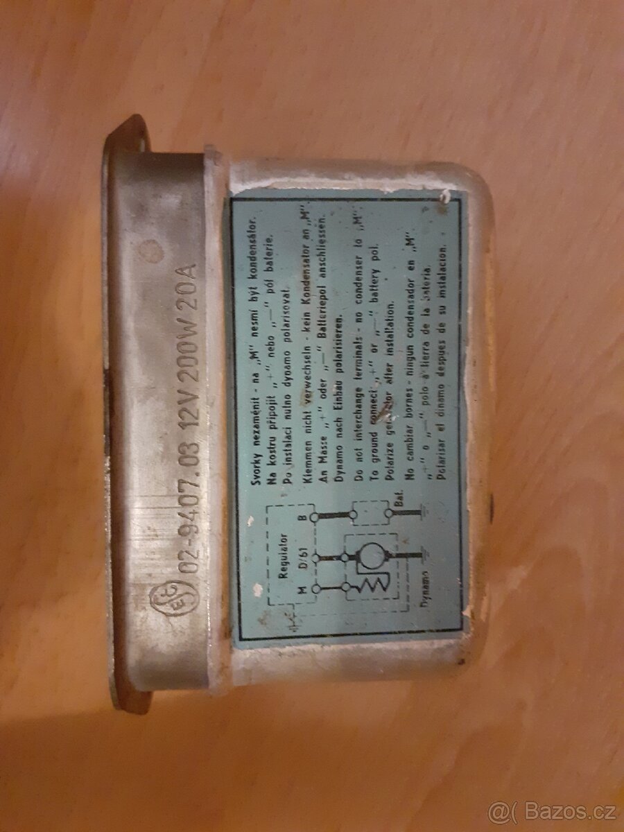 Regulátor dobíjení Škoda 1202 - 4