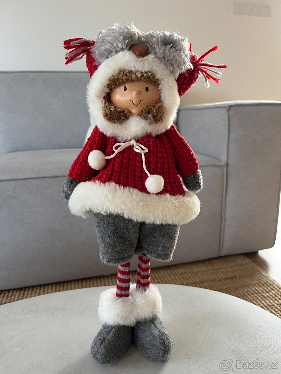 Vánoční dekorace skřítek - 4