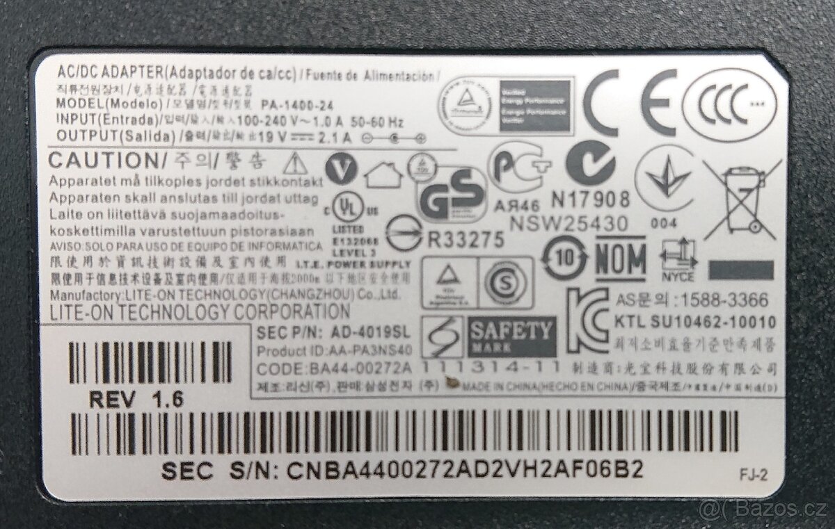 Zdroj k notebooku Samsung - 4