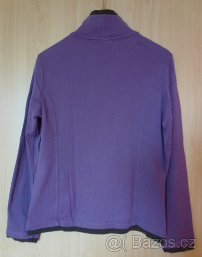 DÁMSKÁ SPORTOVNÍ MIKINA SE STOJÁČKEM zn. ESPRIT - LILA BARVA - 4