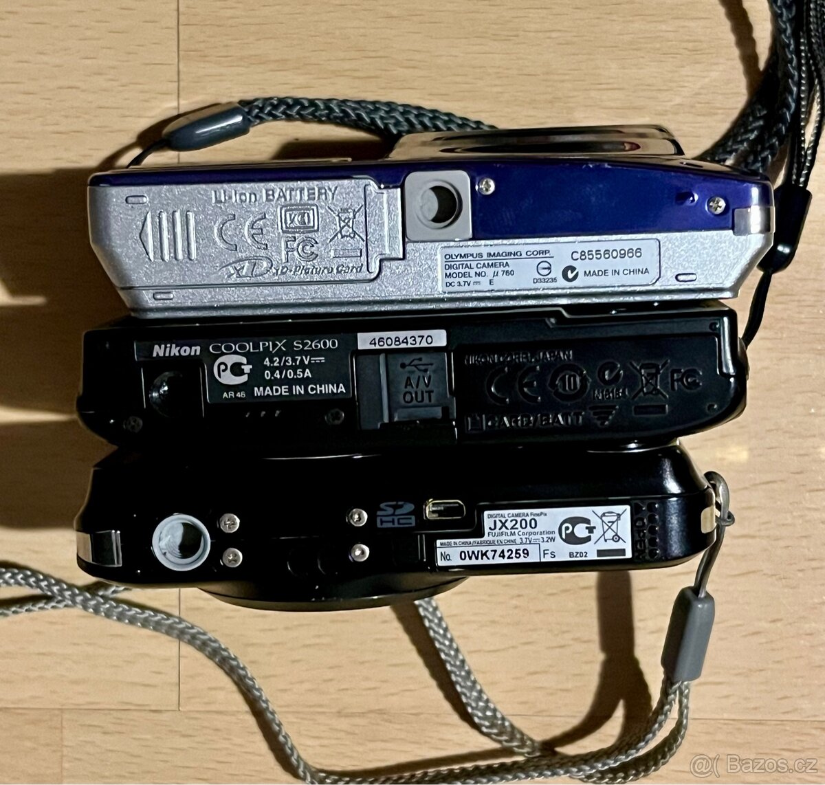 Nikon S2600, Olympus Mju 760 a Fujifilm JX200 - 4