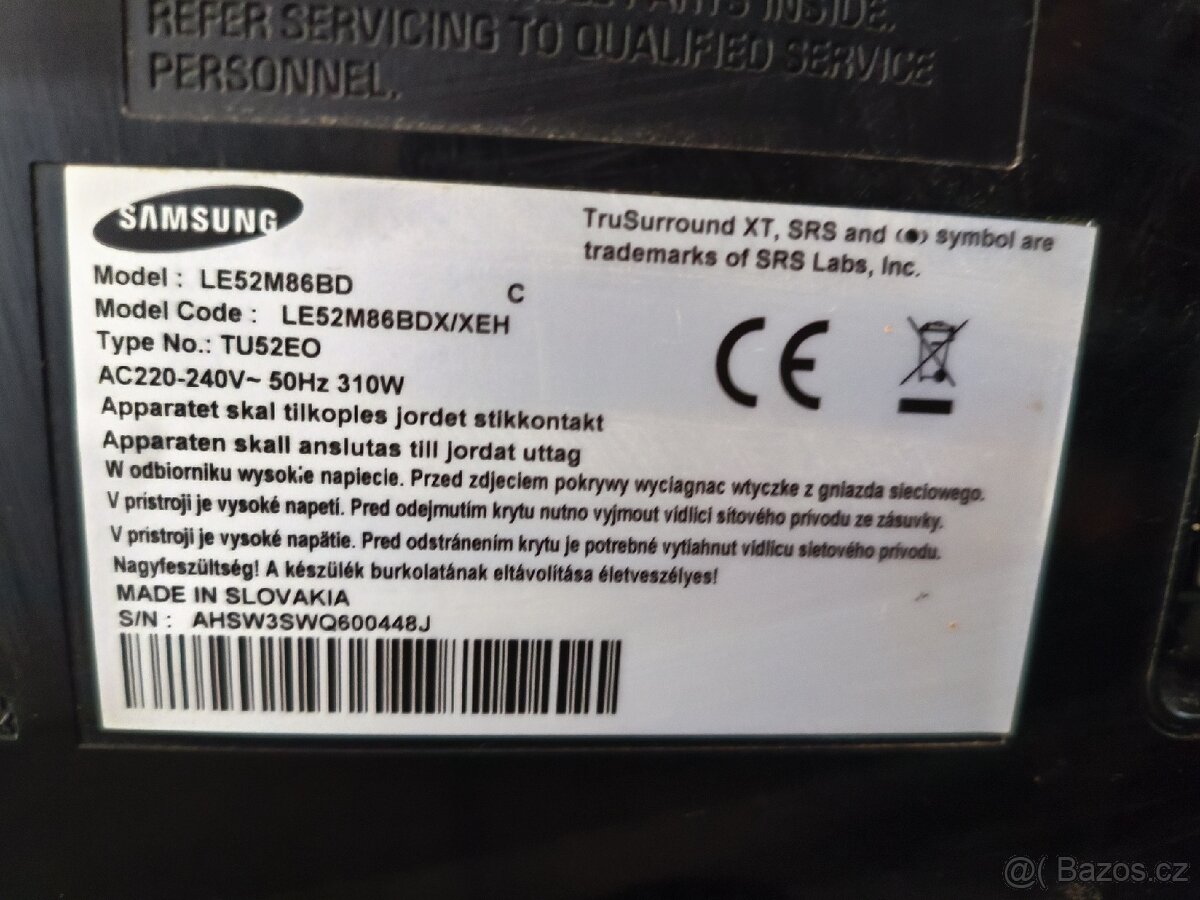 Televize Samsung 52" - 4