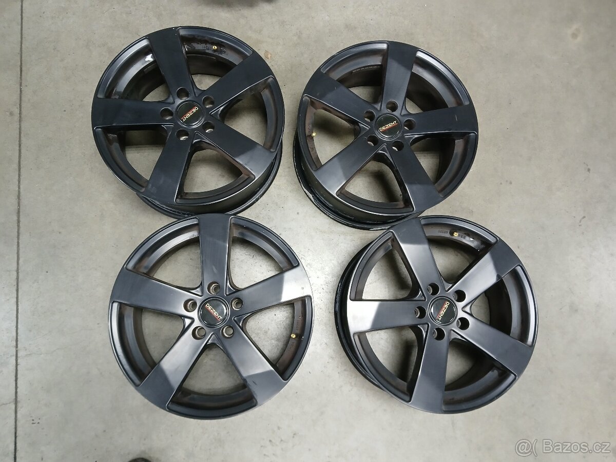 ALU kola,sada,DEZENT,originál,5x112, R17, BEZ PNEU,TOP - 4