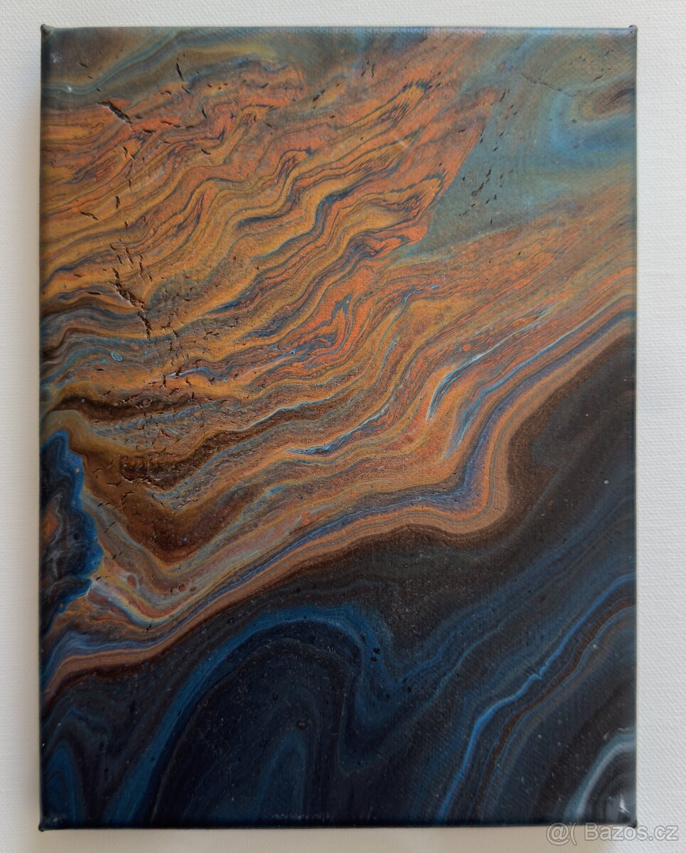 Akrylové obrazy - tekuté emoce - 4