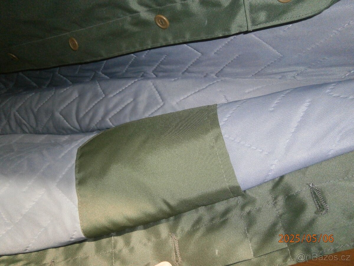 Khaki kabát, zateplený , voděodolný. - 4