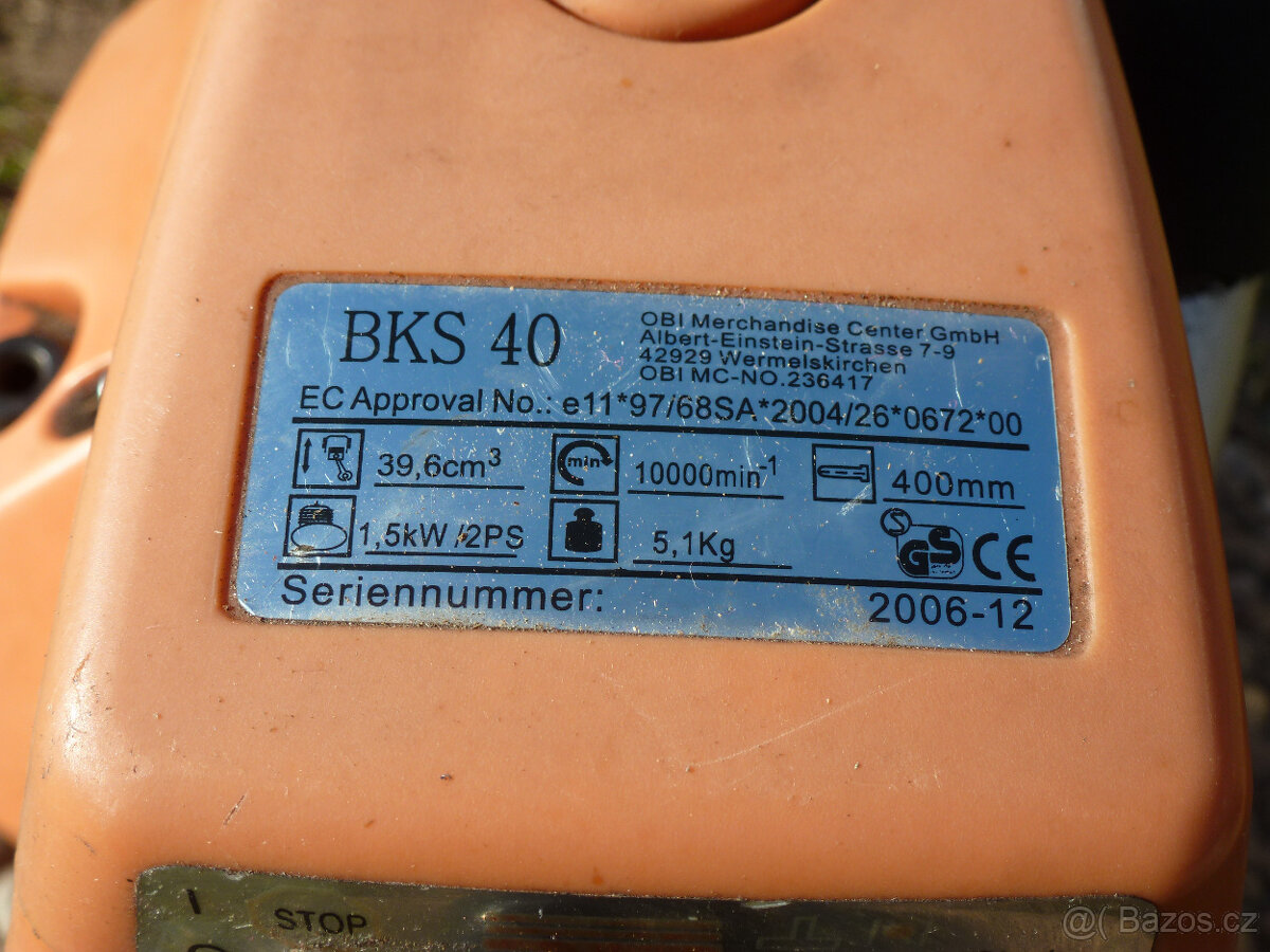 Motorová pila BSK 40 - 4