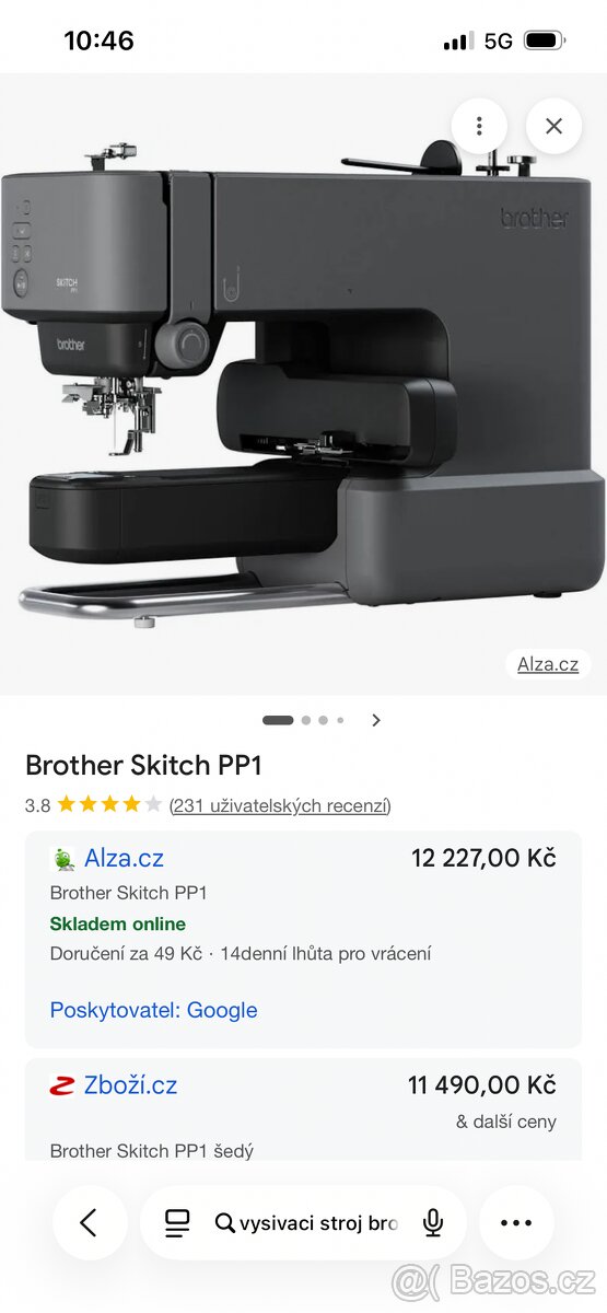 Vyšívací stroj Brother - 4