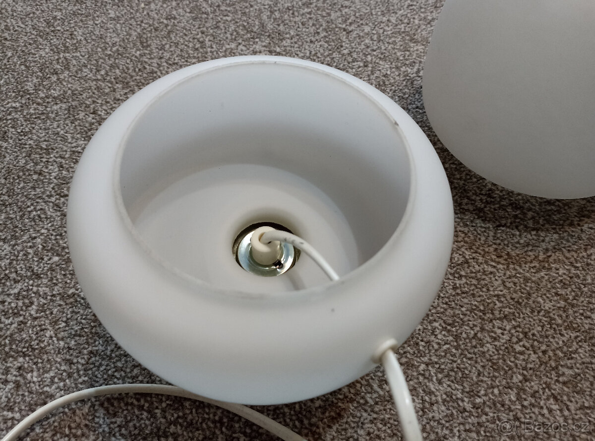 Stará retro lampička Osvětlovací sklo, Slunce seno erotika - 4