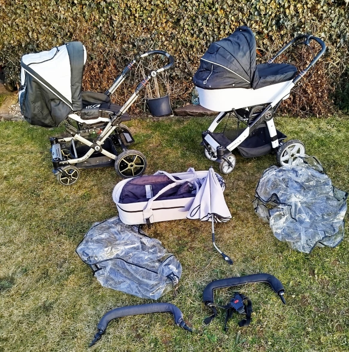 Kočárek kombinovaný, hluboký, golfky - 4