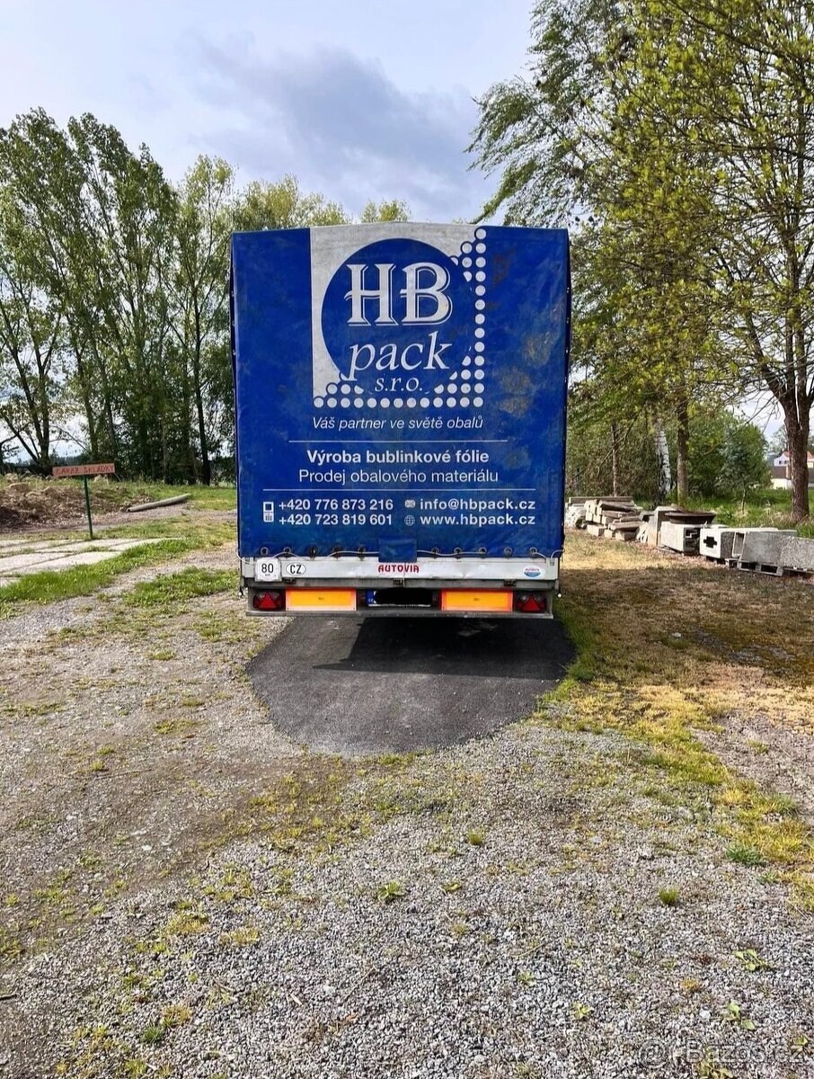 Vlek s plachtovou nástavbou - 4