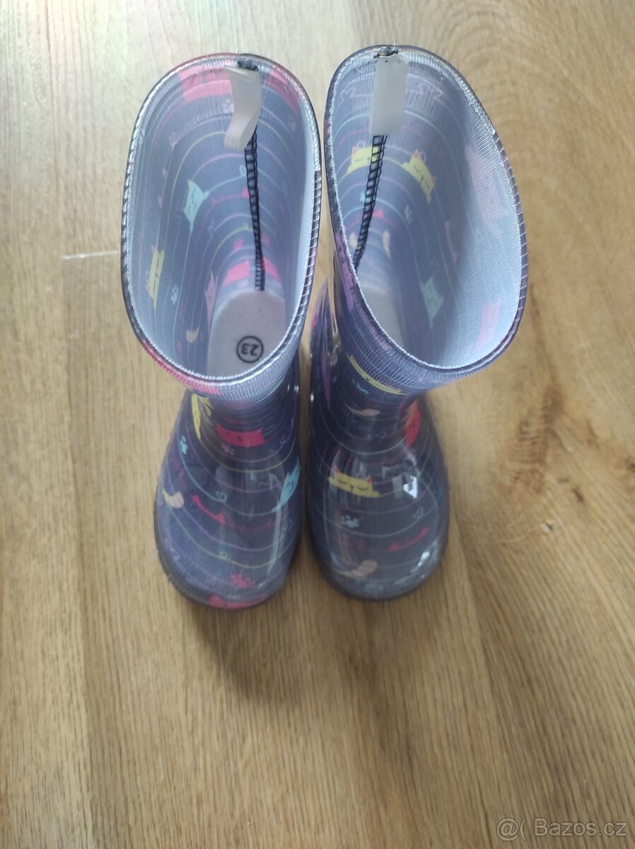 Dětské holínky PVC Pidilidi velikost 23 - 4