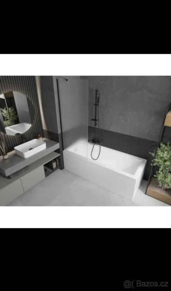 Vanová zástěna - 4