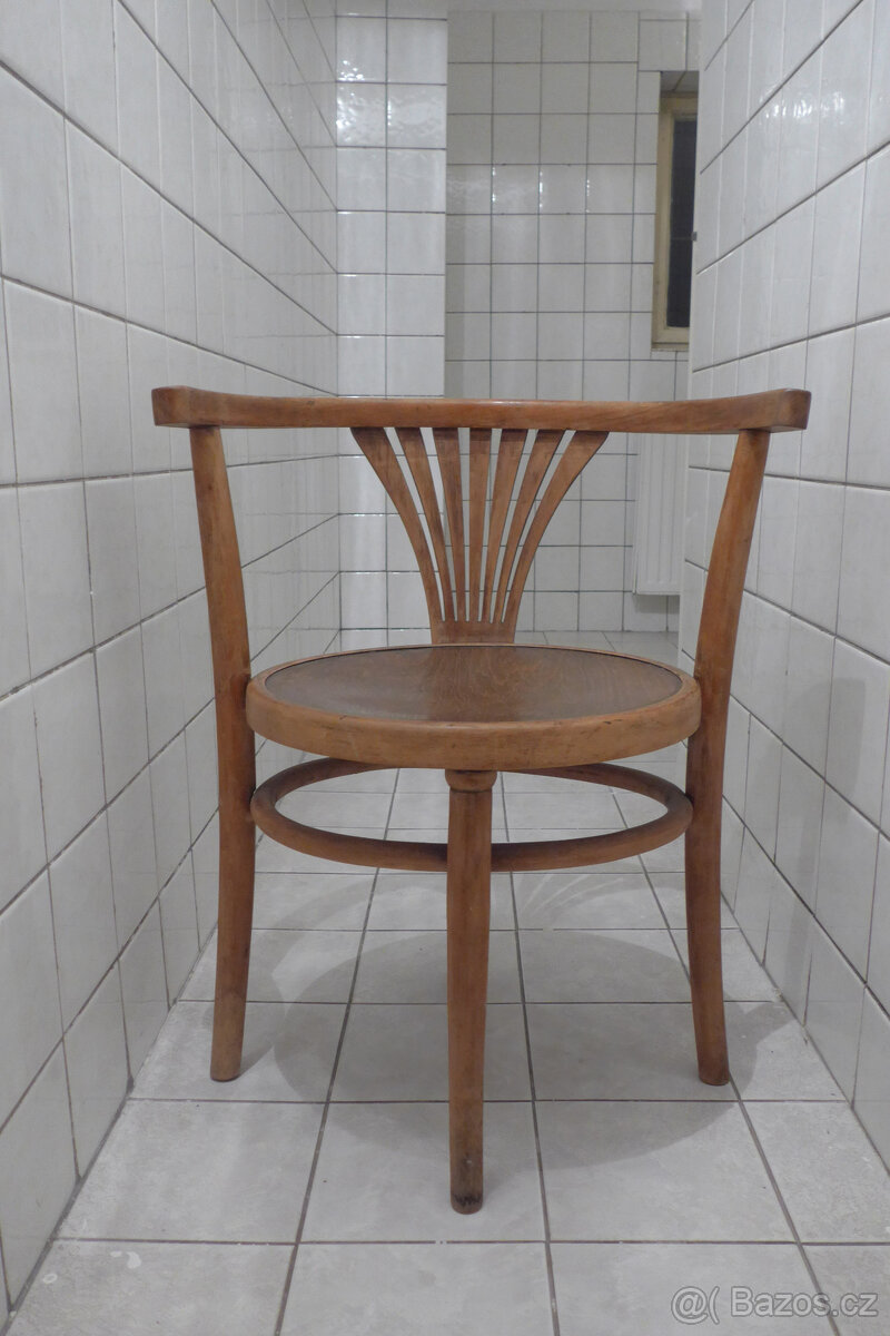 Stará Celodřevěná Židle 1925 ? - 4
