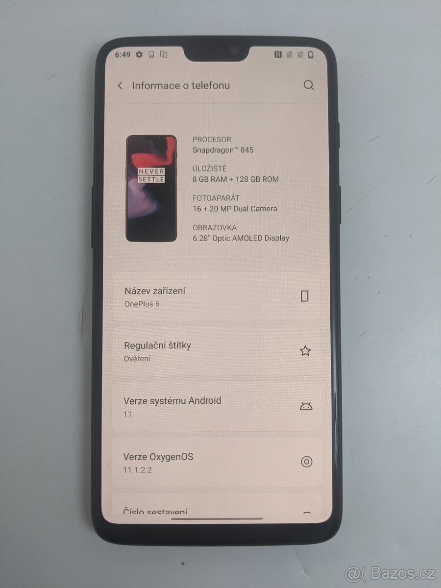 OnePlus 6 8/128gb Black. Záruka 6 měsíců. - 4