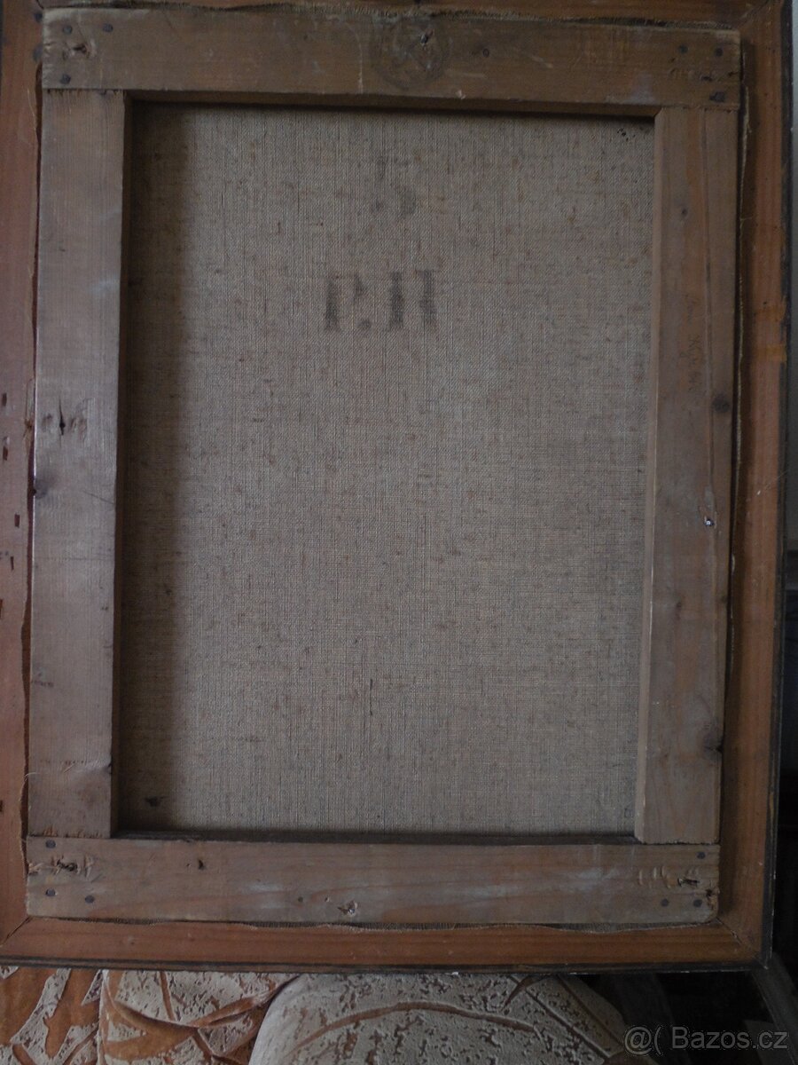 Obraz Svatý motiv, malba, signováno - 4