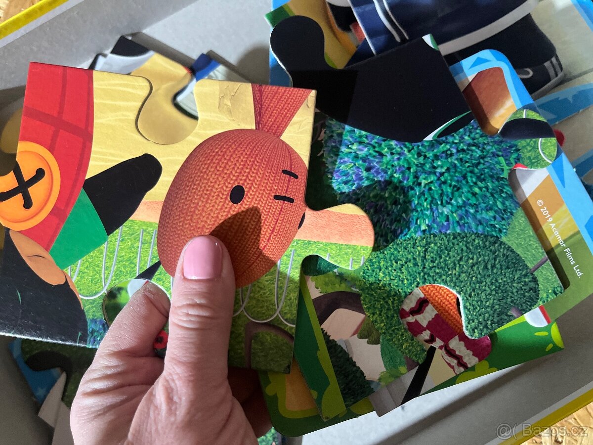 plyšák Bing 50cm + maxi puzzle 2x12ks - 4