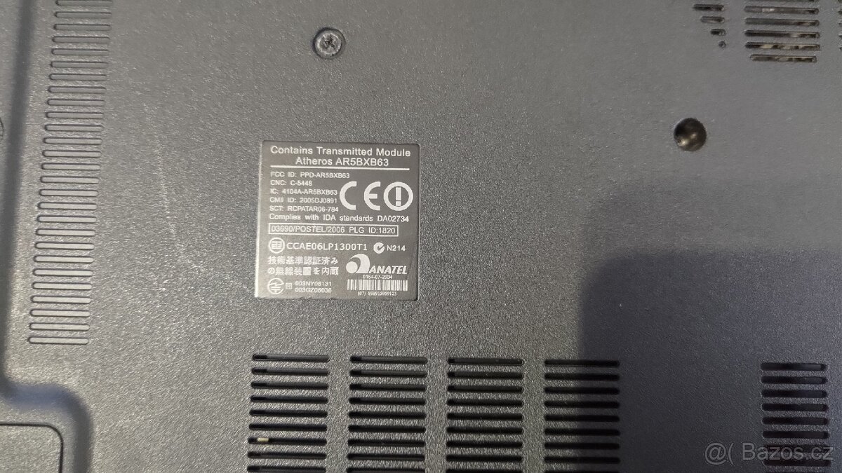 Notebook eMachines E620-261G16Mi - 4