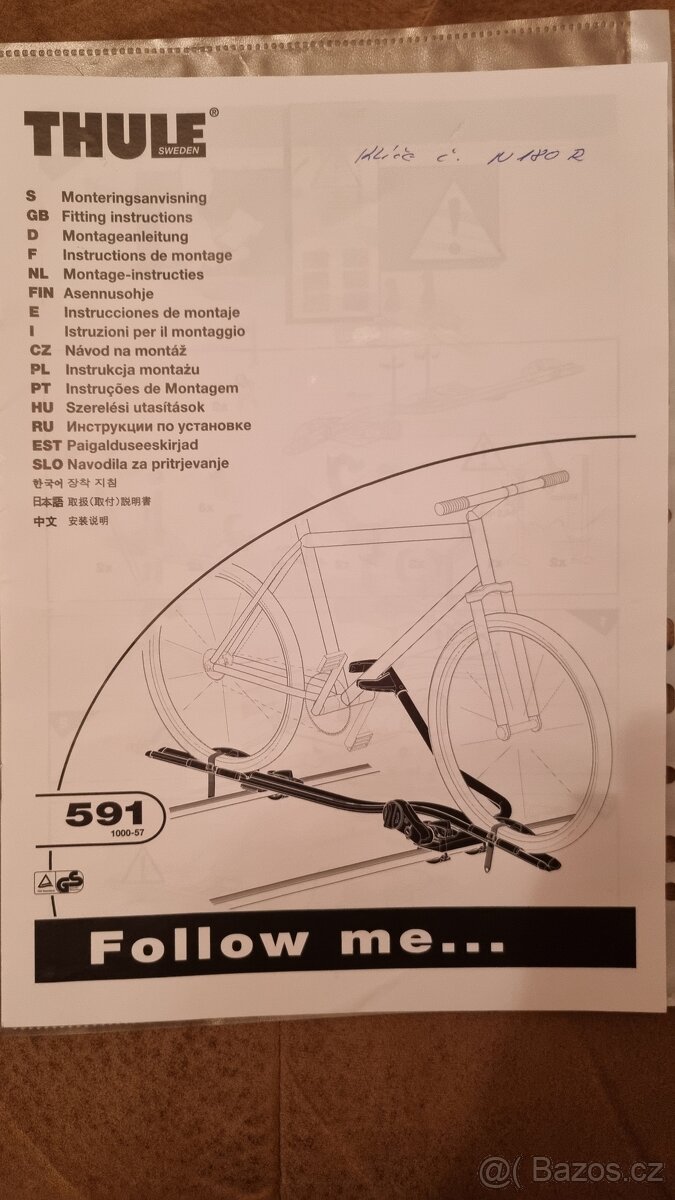 Thule nosič kol - 4