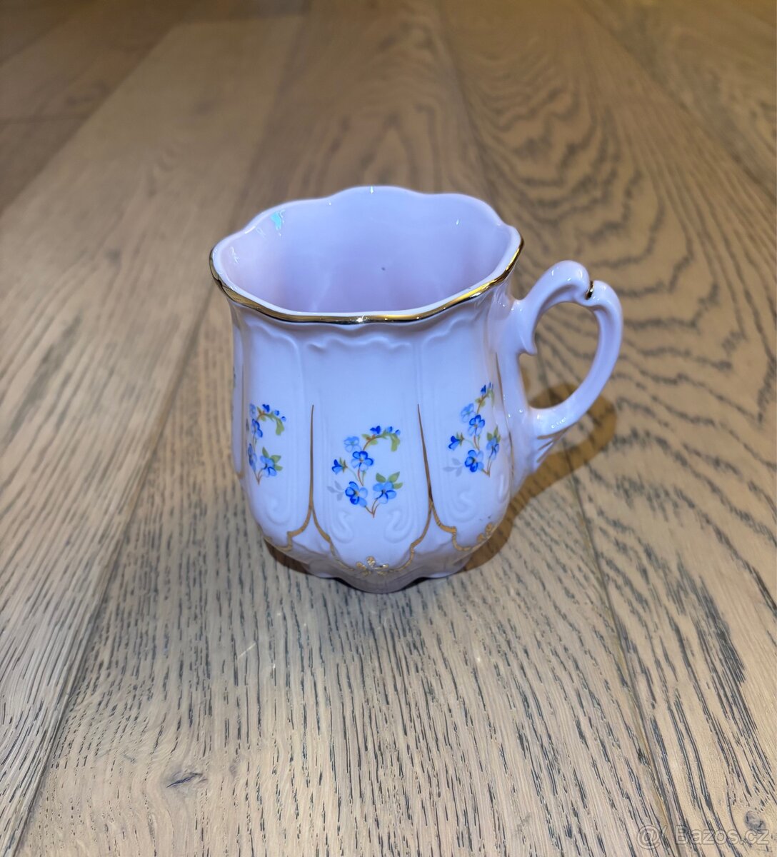 Růžový porcelán s pomněnkami-HC Chodov sada - 4