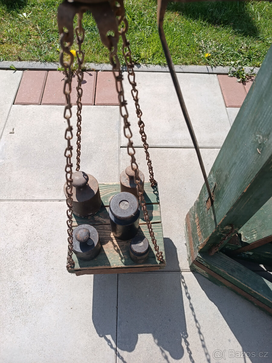 Váha decimálka - plně funkční nebo jako dekorace - 4