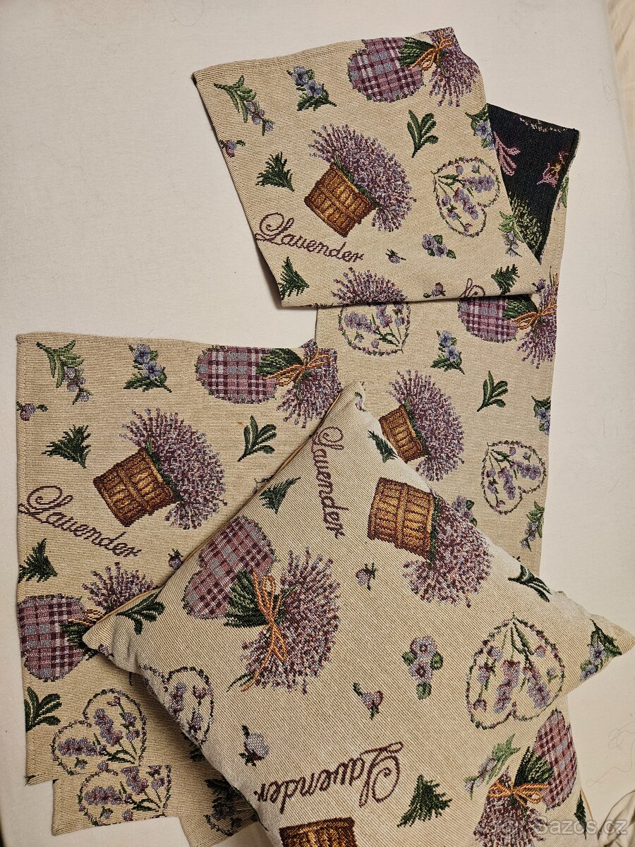 červený presovač Smeg, větrák 2v1,levandule podnos 35cm - 4