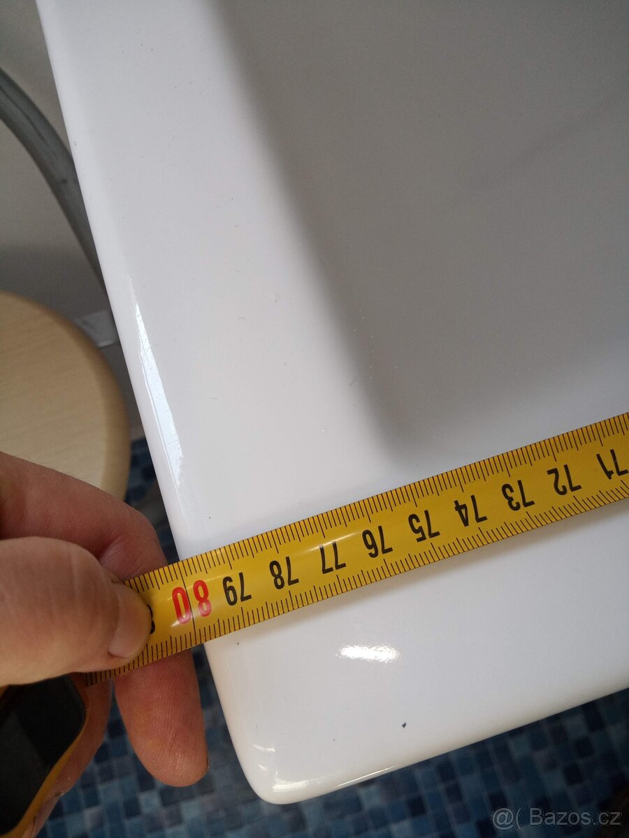 umyvadlo Cersanit 80x45cm + koupelnová skříňka IKEA - 4