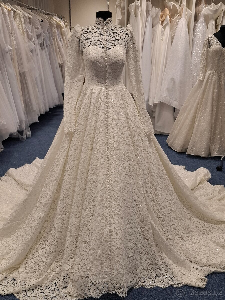 Svatebni saty velikost 38 - 4