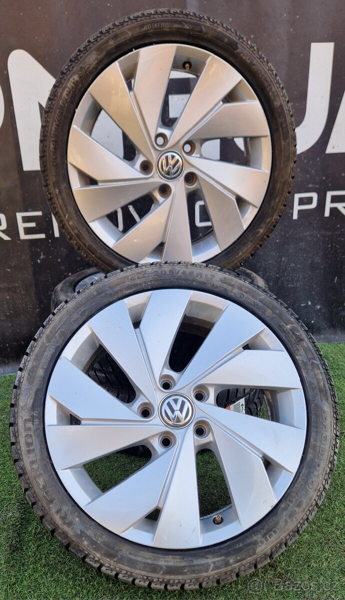 5x112 vw golf 8 R17 +❄️ zimní pneu ZÁNOVNÍ STAV - 4