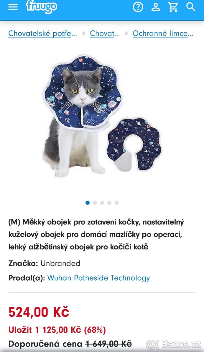 Pooperační límec pro psy a kočky - 4