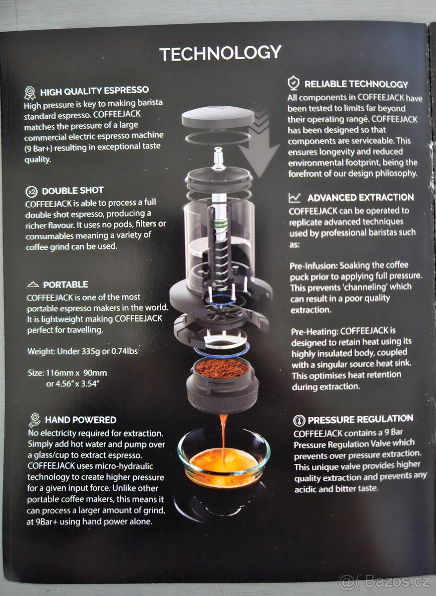 COFFEEJACK manuální espresso kávovar - 4