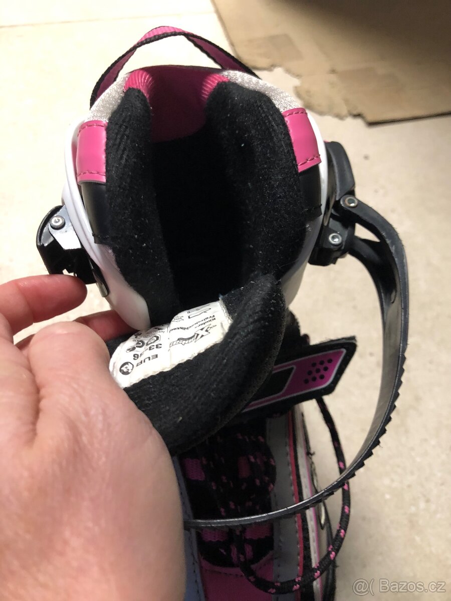 Zimní brusle nastavitelné 33 - 36 dívčí - 4