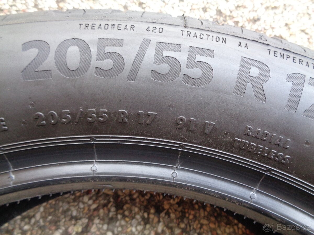 Letní pneu 205/55/17 R17 Continental - Nové - 4