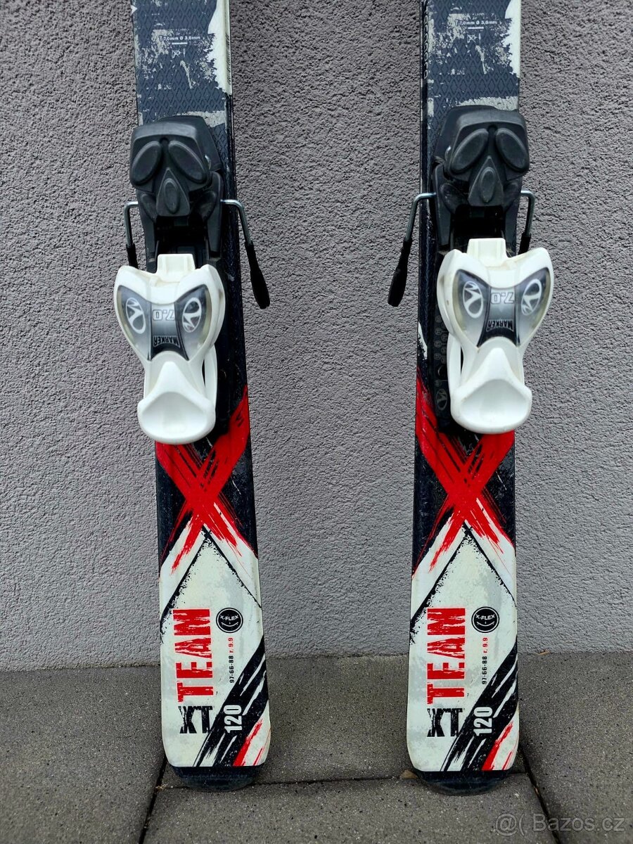 Lyže TECNO PRO, 120 cm + lyžáky NORDICA - 4