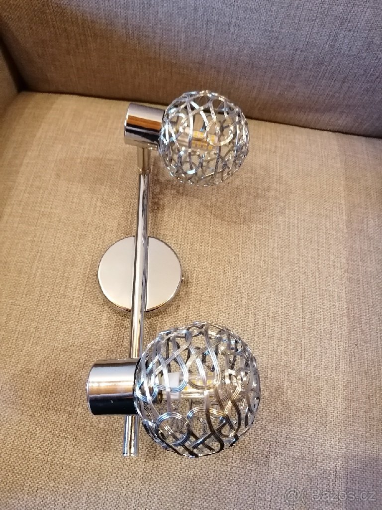 Osvětlení, svítidla, lustr, chrom, světla - 4