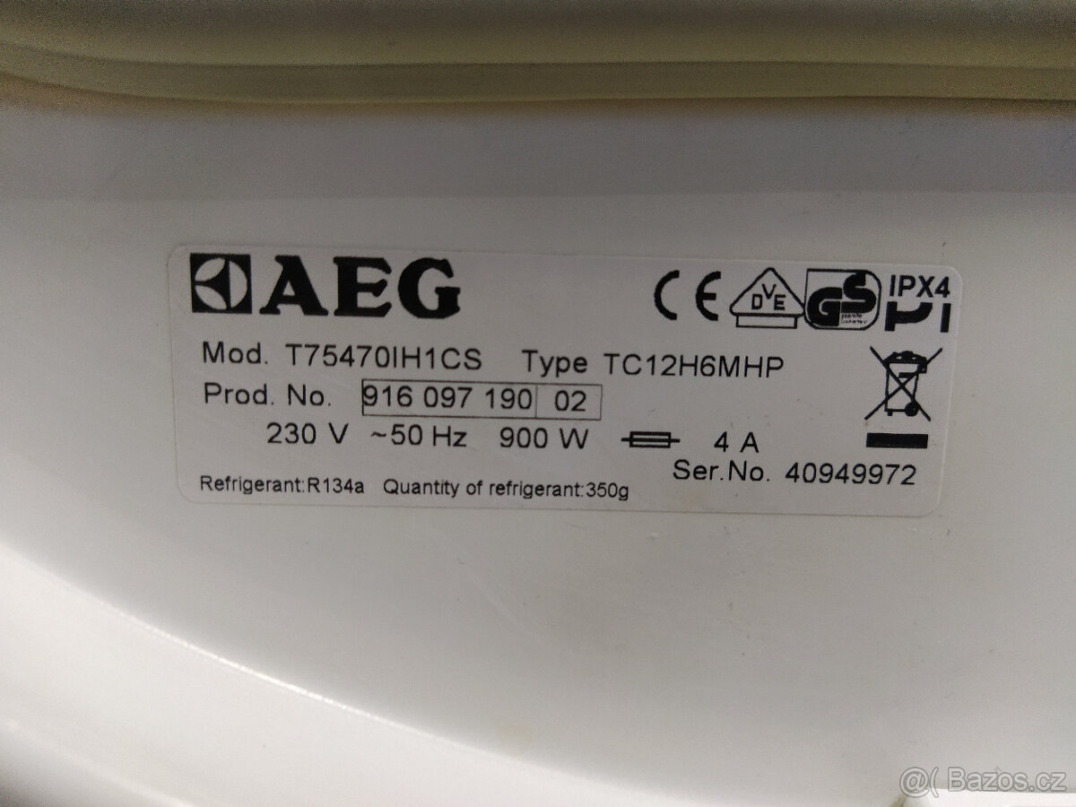 REPASOVANÁ sušička AEG - 4