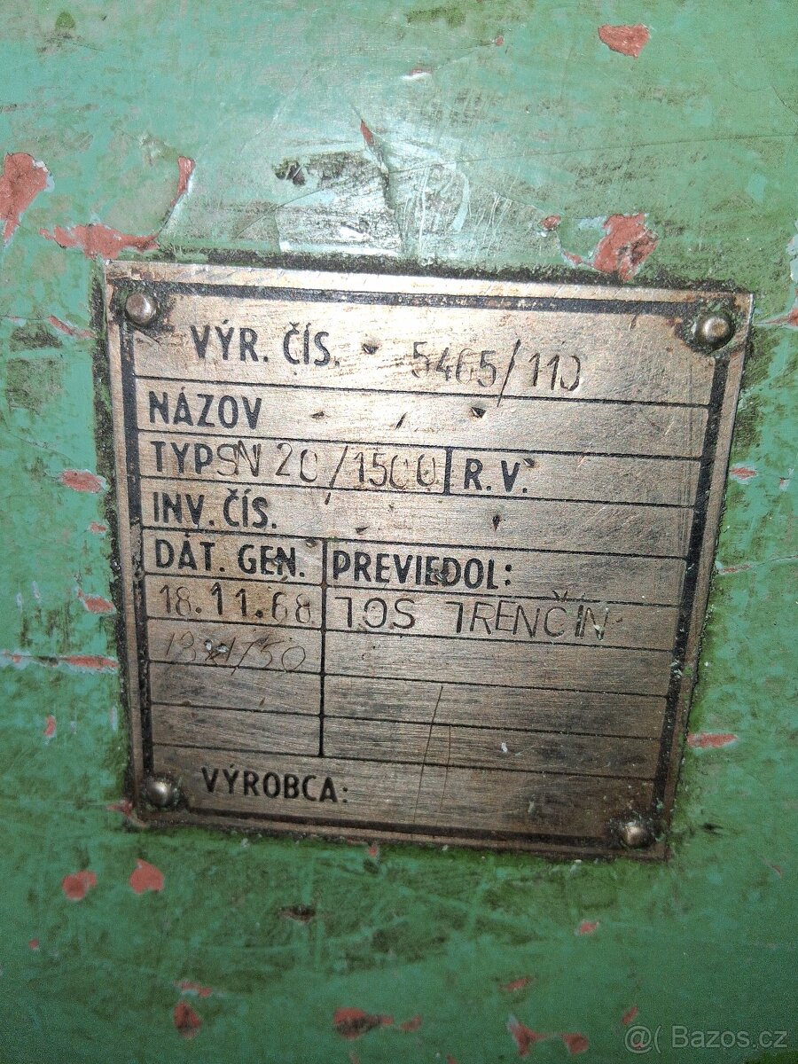 Soustruh SN20 - 4