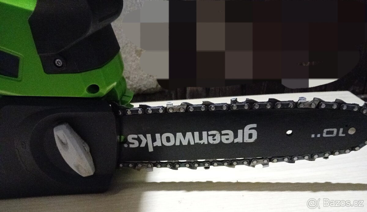 Aku řetězová pila Greenworks G24CS25 24V - 4