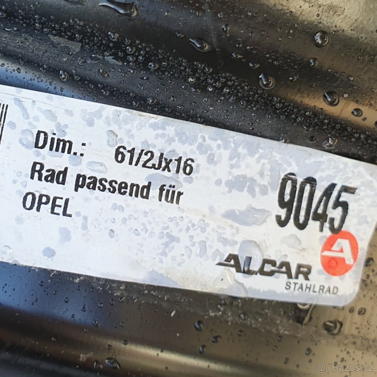 Disky na Opel Astra, Zafira 6.5Jx16 ET37 č. AF101 - 4