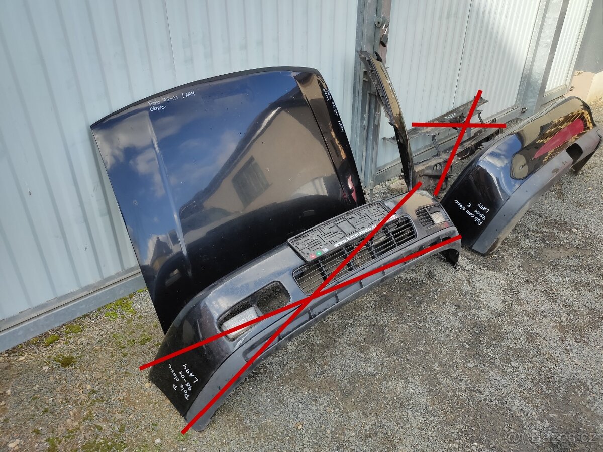 Kapota, nárazník - Polo Classic / combi - 4