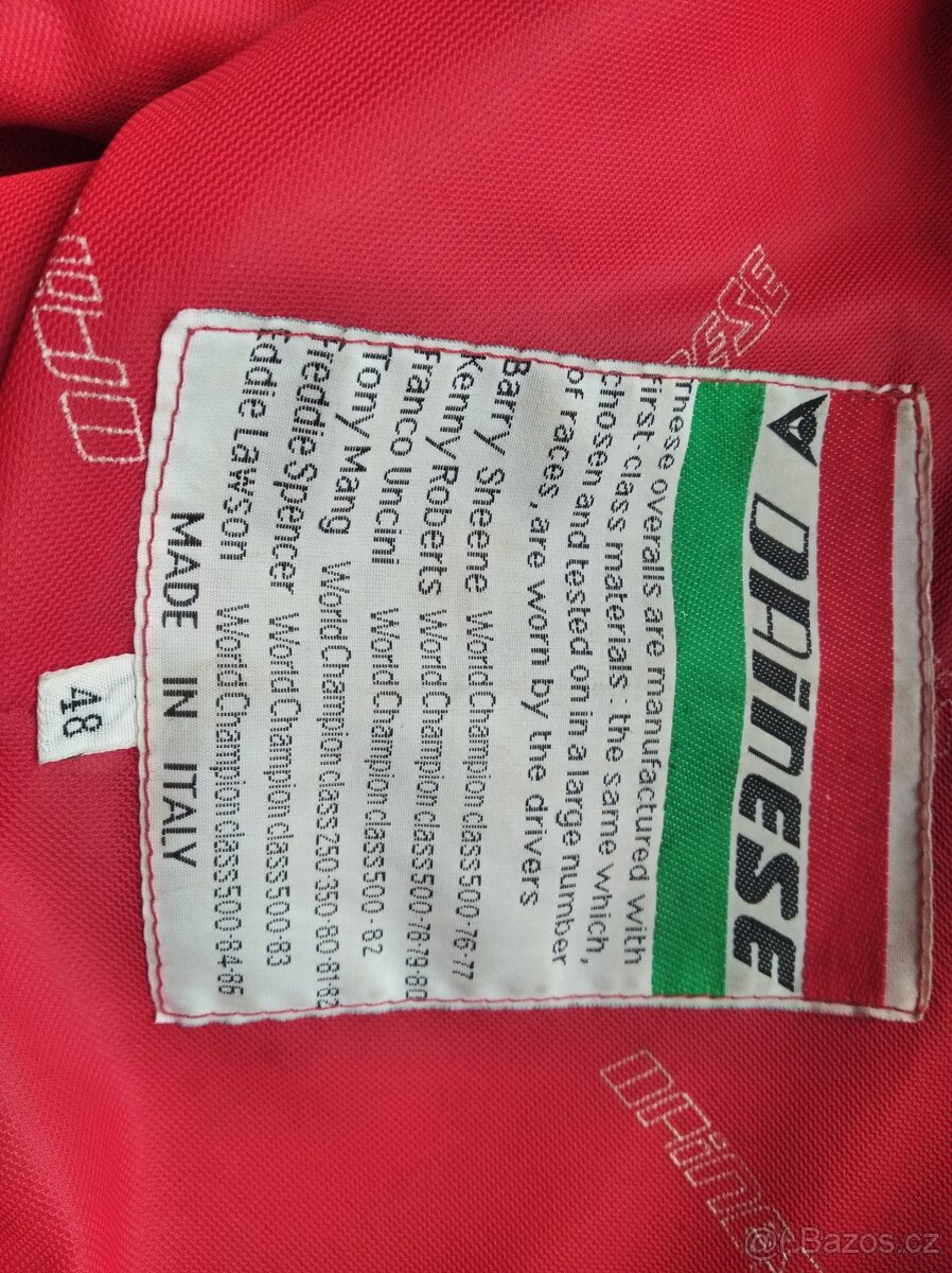 Kožená 2dílná kombinéza Dainese - 4