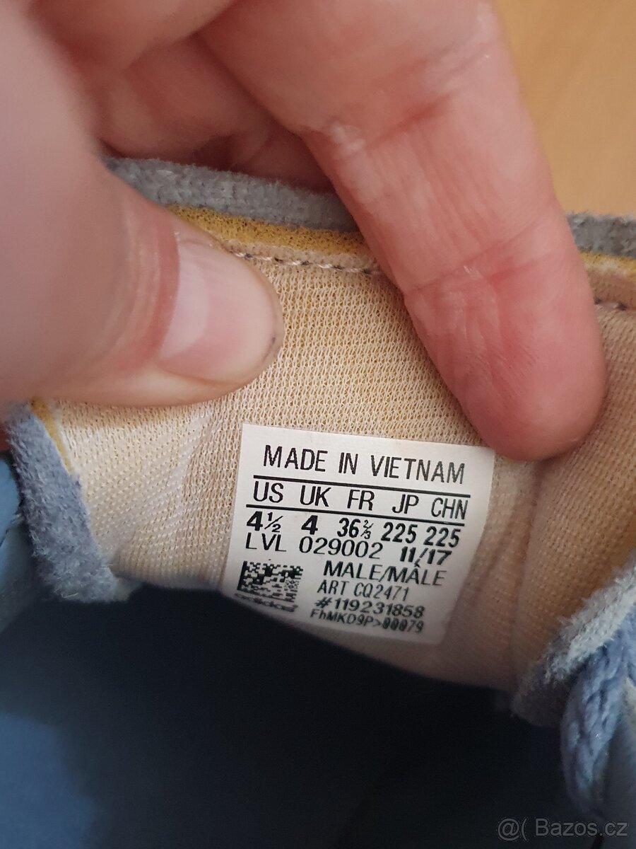 Šedomodré Adidas campus 36,5 tenisky boty - 4