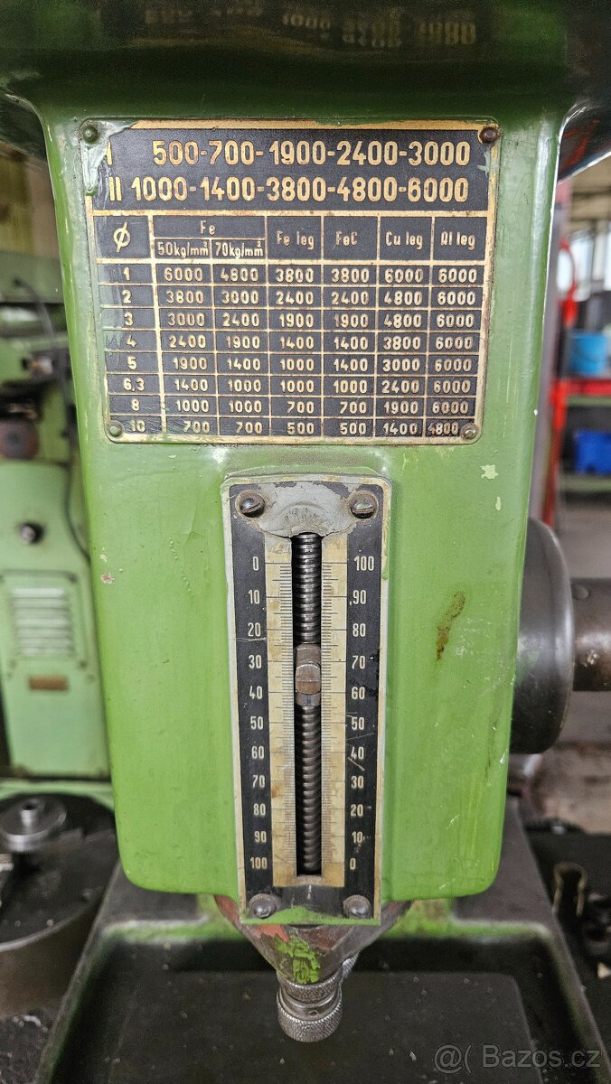 TOS Vrtačka stojanová stolní V 10 - až 6000ot/min - 4