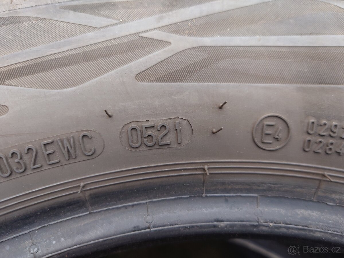 Prodám letní pneumatiky Continental 185/60 R15 - 4