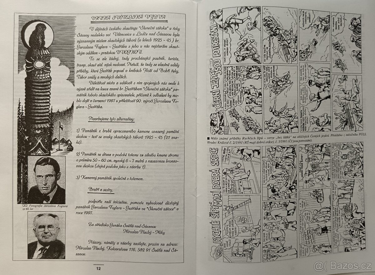 Zpravodaj SpJF. Foglar-Rychlé šípy-1996. - 4