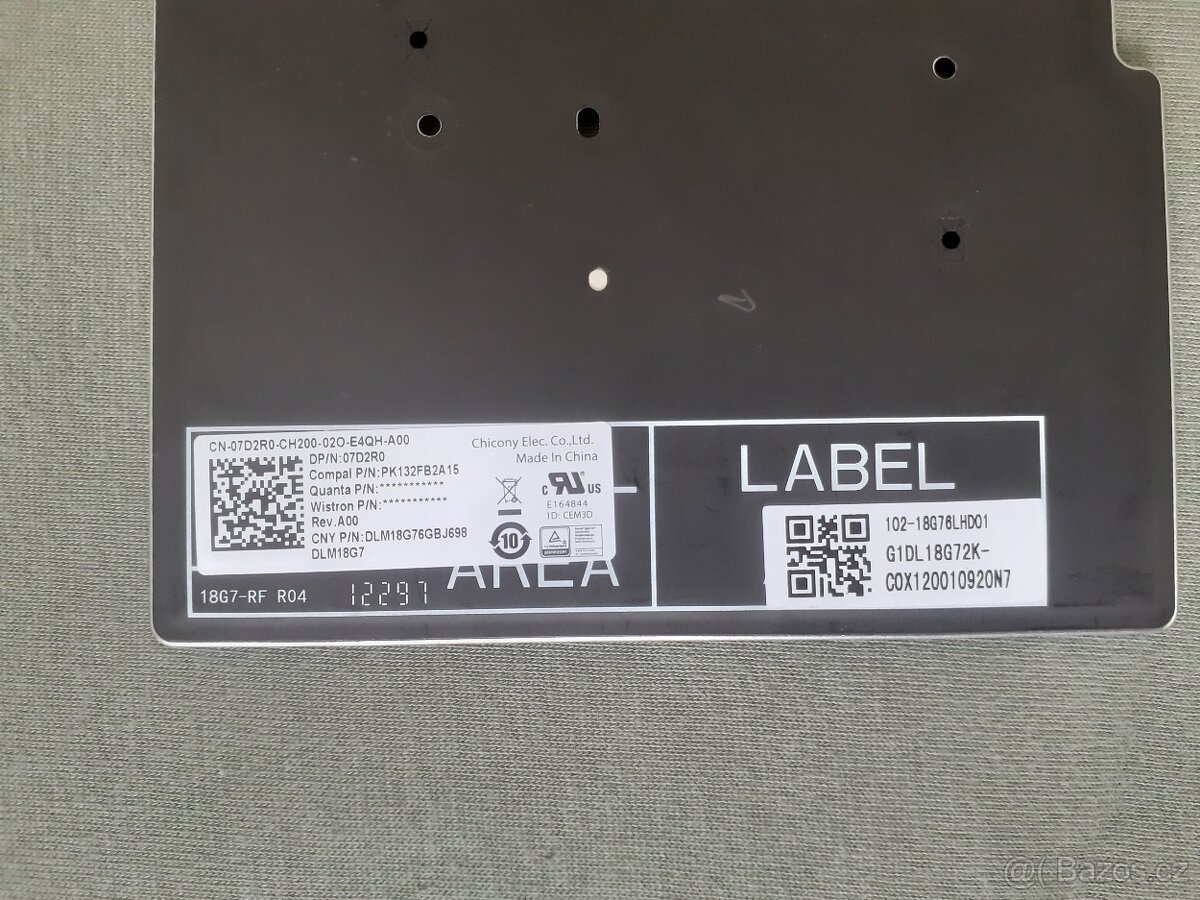 Klávesnice na Dell Latitude 5400 5401 5410 5411 - 4